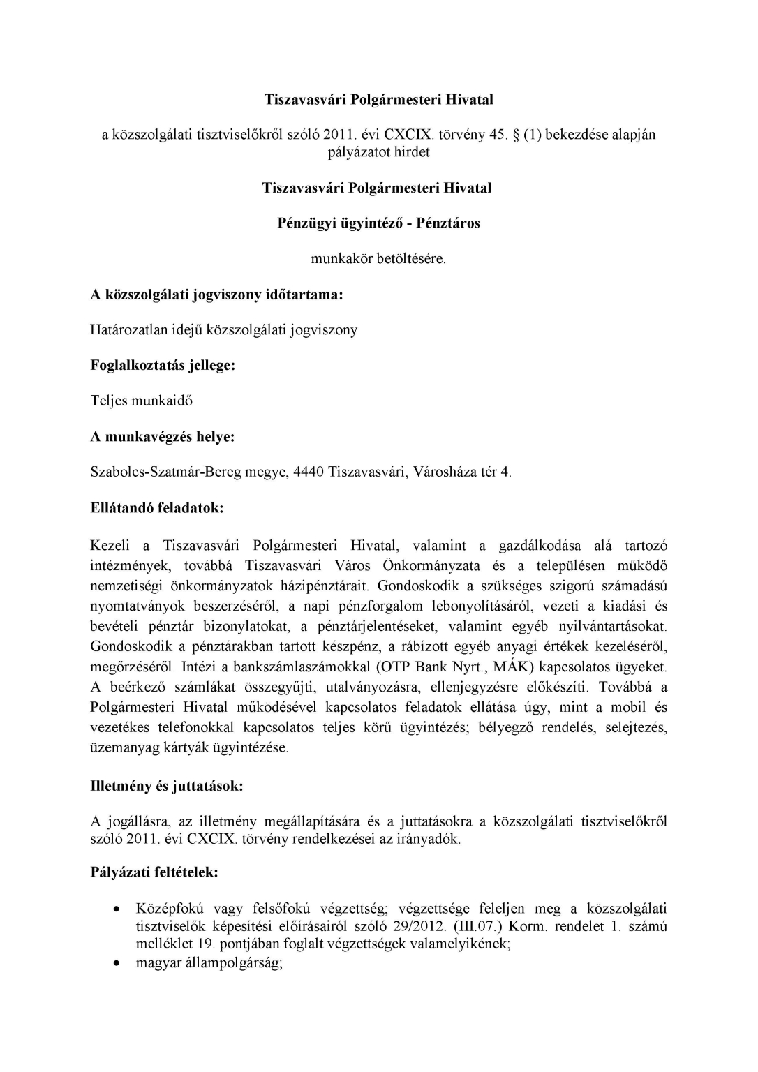 Pénzügyi ügyint._Pénztáros álláspályázat_Oldal_1