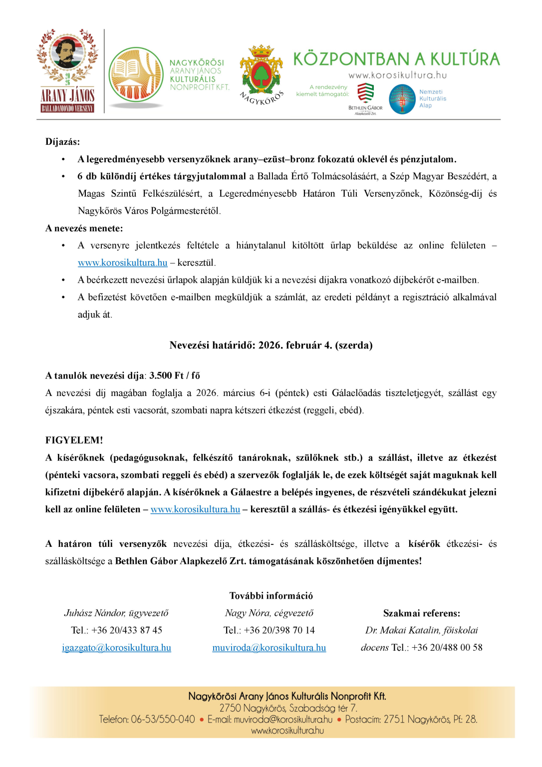 Versenykiírás - XVI. Kárpát-medencei Magyar Középiskolai Arany János Balladamondó Verseny_Oldal_2