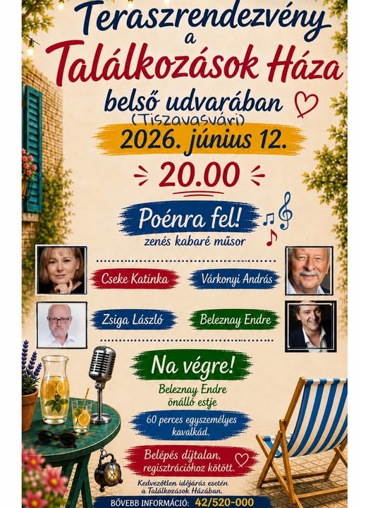 Teraszrendezvény